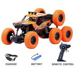 OFF - ROAD ROCK Remote Control 8 Wheeler Truck Car(Orange)