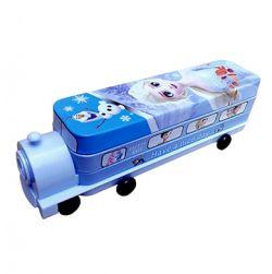 Frozen Rail Engine Freezing Angel Printed Metal Pencil Box