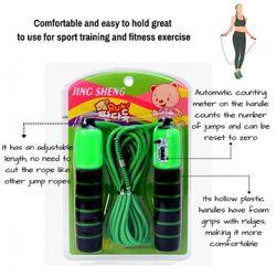 Handle Skipping Jumping Rope (Green)