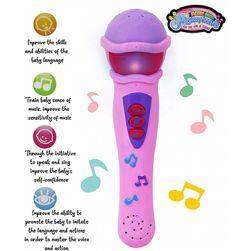 Musical Microphone Singing Mic Toy (Pink)