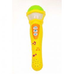 Musical Microphone Singing Mic Toy (Yellow)