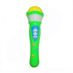 Musical Microphone Singing Mic Toy (Green)