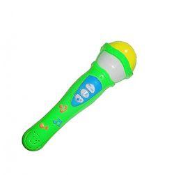 Musical Microphone Singing Mic Toy (Green)