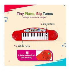 Piano Portable Keyboard Musical (Orange)