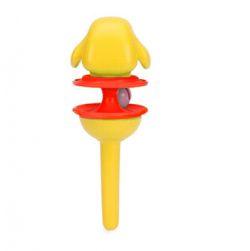 Ratnas Lolly Pop Dog Rattle (Yellow)