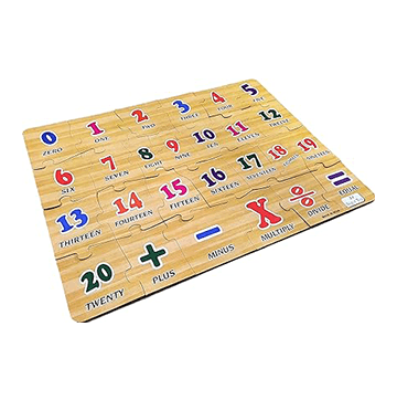 Alphabet Number Puzzle Educational Toy for Kids Pre School Combo ABC 123 Learning Jigsaw Letters Big
