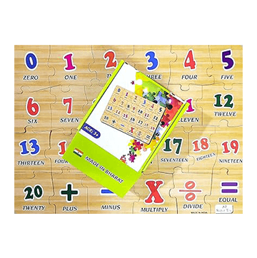 Alphabet Number Puzzle Educational Toy for Kids Pre School Combo ABC 123 Learning Jigsaw Letters Big