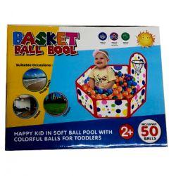 Basket ball pool for kids 50 balls