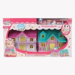 Funny Big Doll House Set With Furniture