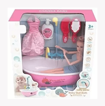 Baby Bath Doll Set