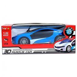 3D Famous Car Blue