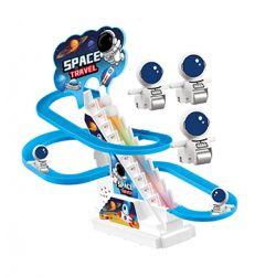 Space Travel Climbing Toys,Electric Space Chasing Race Track Game Set