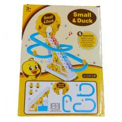 Duck Slide Toy Set Stair Ducklings Cartoon Race Track Set (Yellow)