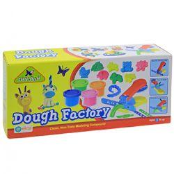 Fun-Doh Dough Factory | Non-Toxic Art & Craft Modeling Clay Compound Kit for Kids