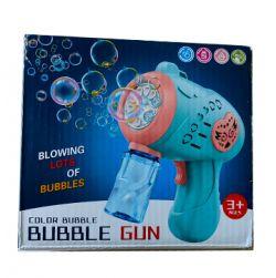 Bubble Gun Machine Leak-Proof Design with 1 Bubble Solution for Kids