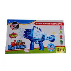 Super Rocket Bubble Gun 32 HOLE (Pink)