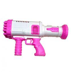 Super Rocket Bubble Gun 32 HOLE (Pink)