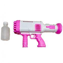 Super Rocket Bubble Gun 32 HOLE (Pink)