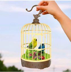 Kids Singing Moving Chirping Beautiful Electronic Bird Pet Toy in Cage