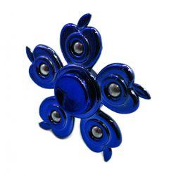 Apple shape Spinner 5 Sided Metal Spinner Green (Blue)