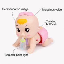 Electric Reborn Crawling Baby Doll Toy