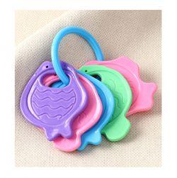 Aqua Baby Teether Fish Shaped Blue ring