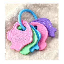 Aqua Baby Teether Fish Shaped Blue ring