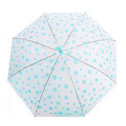 Transparent Polka Dot Umbrella Umbrella (Blue)