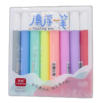 8 Colors Floating Pen for art and craft (Set of 8, Multicolor)