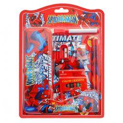 Spiderman stationary set with metal pencil box