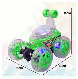 Remote Control Stunt Car (Light & Sound) (Green)