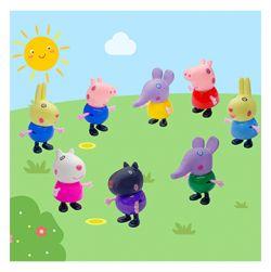 Pig Family & Friends – Peppa, George, Mummy, Daddy - Toy Set Action Figure - 14 pcs set