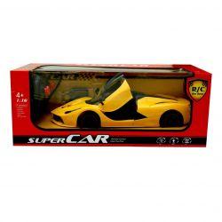 Super Remote Control Rechargeable Car With Opening Doors (Yellow)