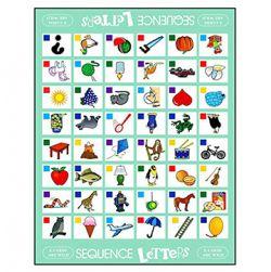 Ultimate Sequence Letters Educational board game