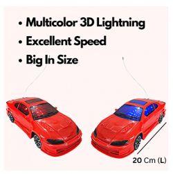 City Remote Controlled Car 3D lights (red)