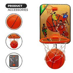 Basket Ball Hanging Board with Rubber Ball Sports