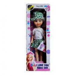 I love you happy Time Barbie Doll (Green)