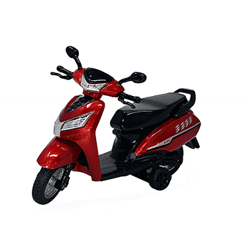 Centy toys CENTY BESTIVA SCOOTY (RED)TOY SEAT OPENABLE | Ride-On Toy for Kids | Baby Tricycle Balance Bike Rideon | Ride-Ons