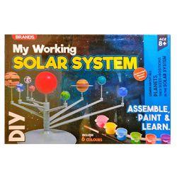 Solar System DIY Kit, Learning and Educational Science Toy for Kids, Assemble, Paint and Learn, Activity DIY Toy for Smart Kids