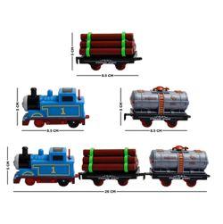 11 pc Thomas cartoon train with combination track