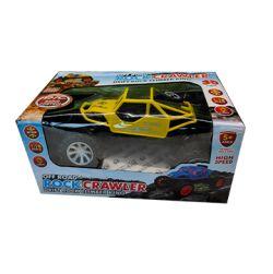 Remote Contol Rock Crawler Car Toy -Plastic Body-Off Road Truck (Yellow)