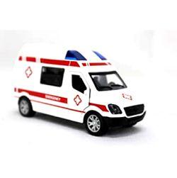 Ambulance Toy Car for Kids -Pull Back Metal Friction for Kids,Boys,Girls (Multicolor)