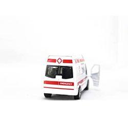 Ambulance Toy Car for Kids -Pull Back Metal Friction for Kids,Boys,Girls (Multicolor)