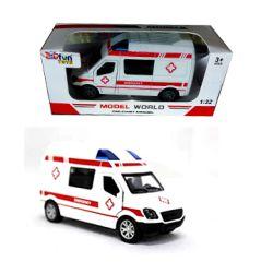 Ambulance Toy Car for Kids -Pull Back Metal Friction for Kids,Boys,Girls (Multicolor)