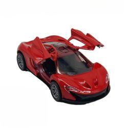 Die-Cast Metal Racing Car Toy, Diecast Vehicl for Kids, Open Door & Pull Back) (Red, Pack of: 1)