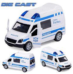 CITY PETROL Police Toy Car for Kids -Pull Back Metal Friction for Kids,Boys,Girls (Multicolor)