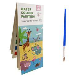 Forest world of animal Water colour painting book