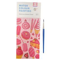 Delicious Dessert Food Water colour painting book