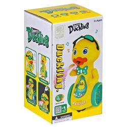 Musical Walking Duckling Toy with Electric Gimbal Sunglasses & Water Vapor Spray