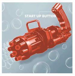 Gatling 8 Hole Electric Bubble Gun (Brown)